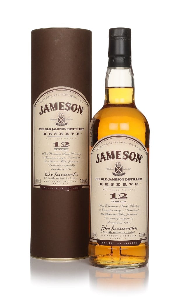Jameson 12 Year Old Distillery Reserve Whiskey 70cl