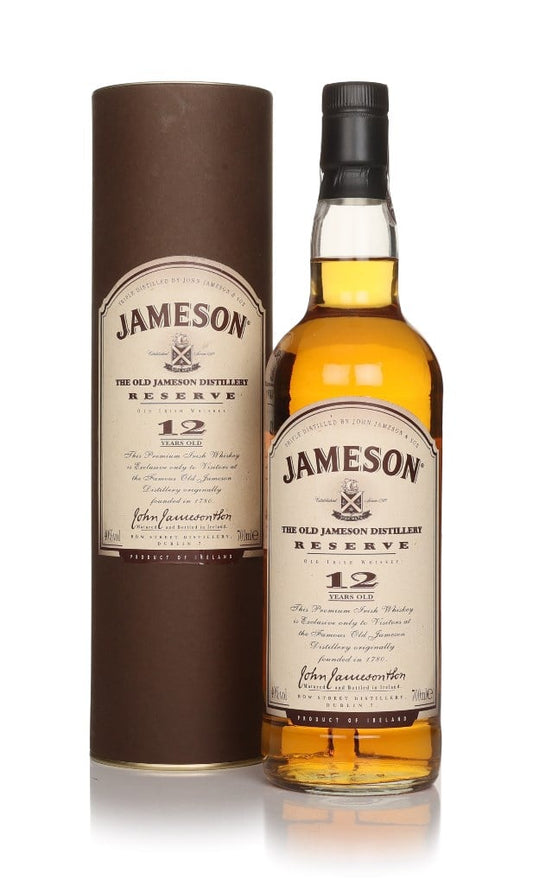 Jameson 12 Year Old Distillery Reserve Whiskey 70cl